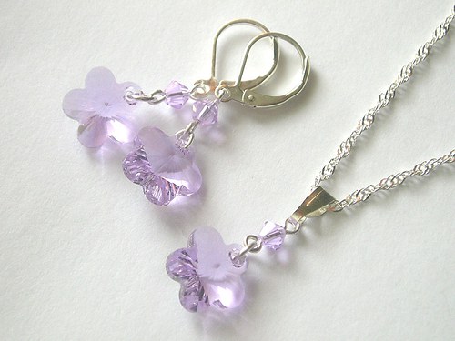 Swarovski Flower Violet..SLEVA — foto 3
