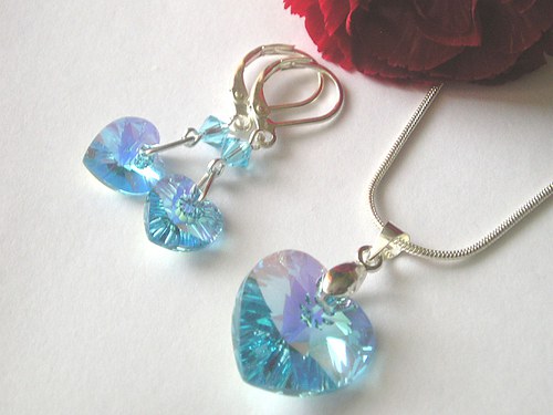 Swarovski sada Aquamarine ( 10 + 18 ) — foto 2