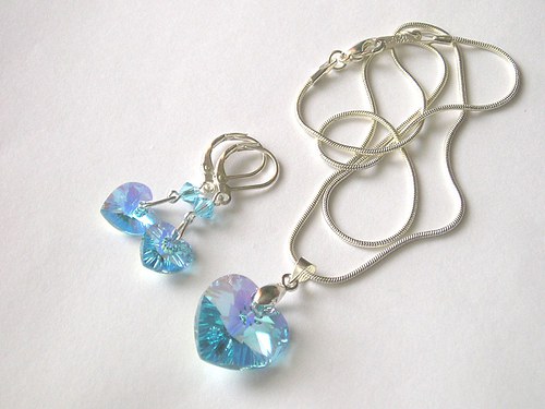 Swarovski sada Aquamarine ( 10 + 18 ) — foto 4
