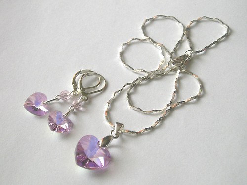 Swarovski sada Light Amethyst — foto 3