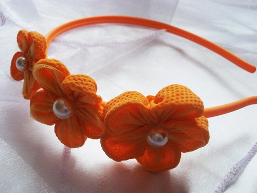 Oranžová čelenka — foto 4