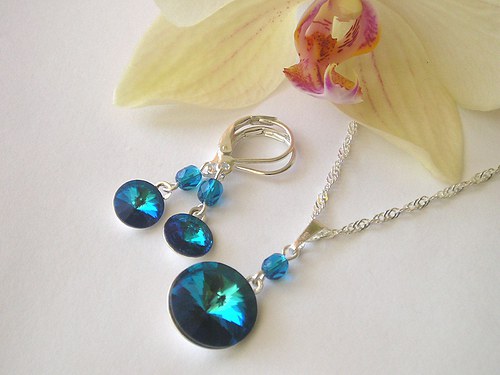 Swarovski sada Rivoli Bermuda Blue — foto 2