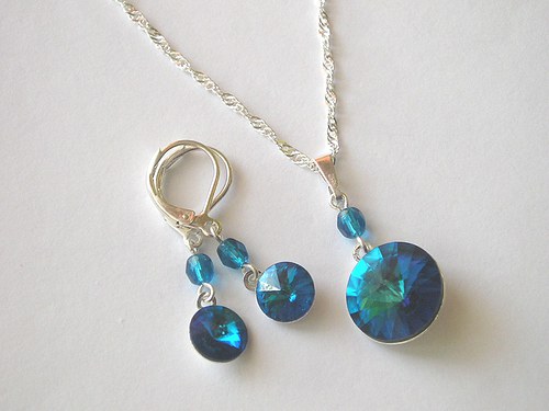 Swarovski sada Rivoli Bermuda Blue — foto 3