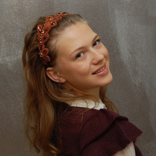 Kytice in the brown ... čelenka — foto 2