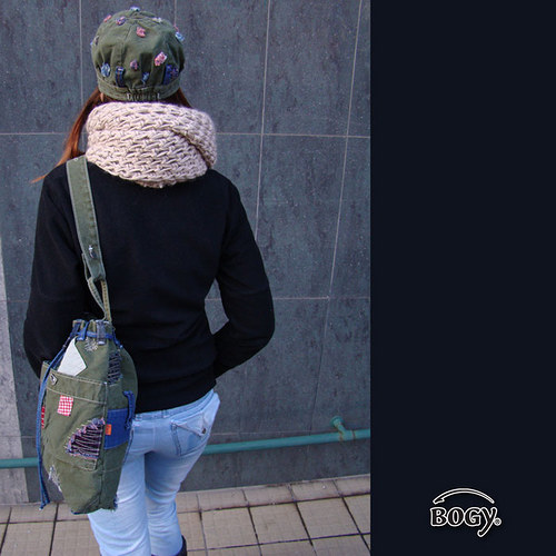 Dámská khaki souprava - kabelka+bekovka — foto 5