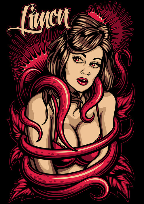 Dámské tílko Limen Clothing - Flytrap — foto 2