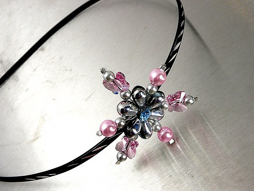 Čelenka : " Pinky butterfly " — foto 2