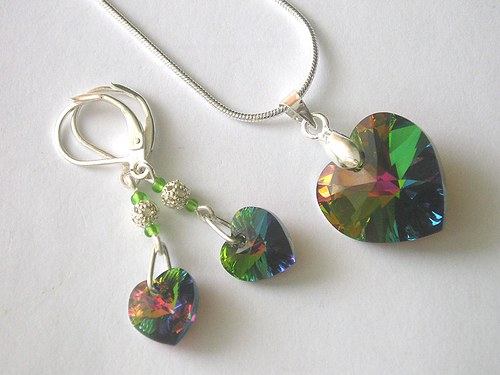 Swarovski srdce Vitrail Medium...na přání — foto 2