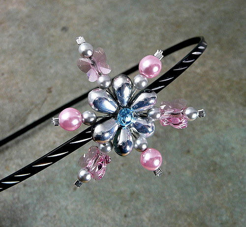 Čelenka : " Pinky butterfly " — foto 3