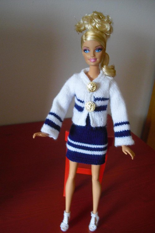 Modrobílá barbie — foto 2