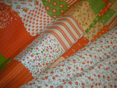 Látka - metráž - TERAKOTA PATCHWORK — foto 3