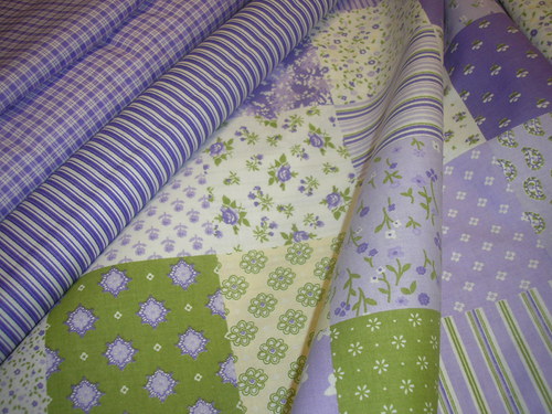 Látka - metráž - LILA PATCHWORK — foto 3