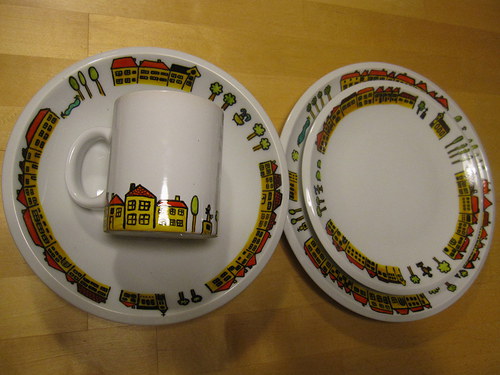 Sada porcelánu s motivem "Městečko" — foto 4
