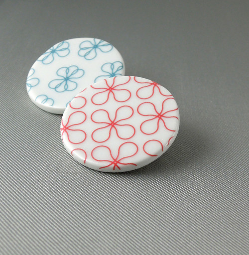 Brož kostičky ornament — foto 2