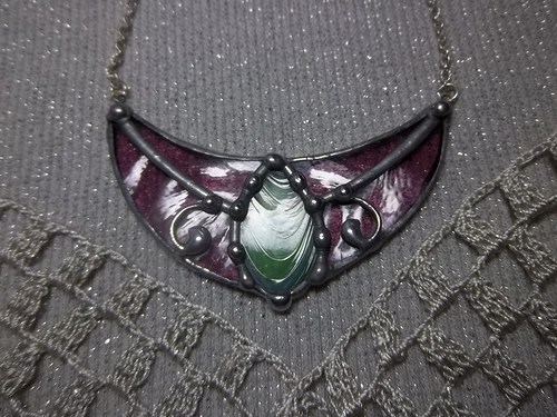 Fialová se zelenou — foto 3
