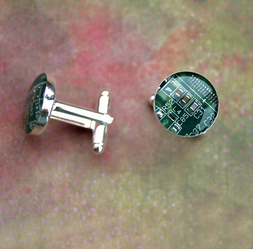 IT manžetové knoflíčky /green/ — foto 2