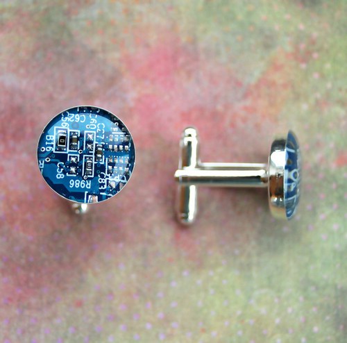 IT manžetové knoflíčky /blue/ — foto 2