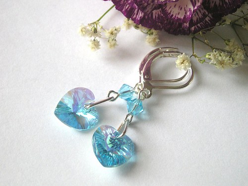 Swarovski náušnice Aquamarine AB — foto 2