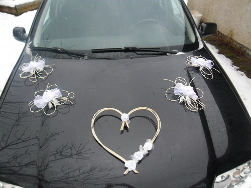 Originální sada na auto nevěsty — foto 2