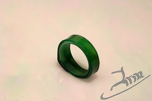 GREEN DWARF - skleněný prsten — foto 4