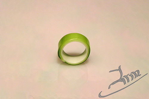GREEN DWARF - skleněný prsten — foto 4
