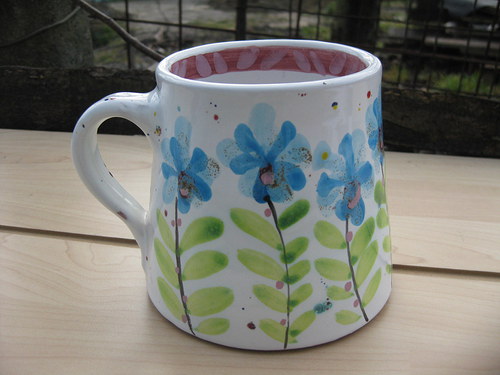 Krýgl s modrým kvítím 0,8l — foto 2