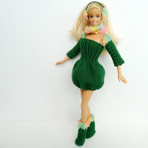 Bolerko s kožešinkou pro Barbie — foto 3