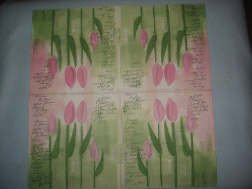 Papírový ubrousek "Tulipán 1" — foto 2