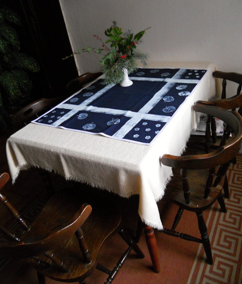 Ubrus "Jablíčka a kytičky" — foto 2
