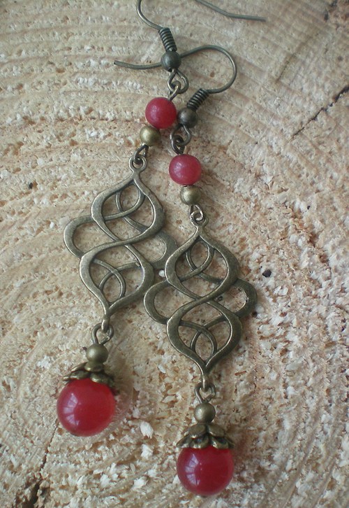 Secesní soupravička s jadeitem — foto 2