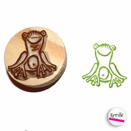 Euforická žabička – razítko — foto 2