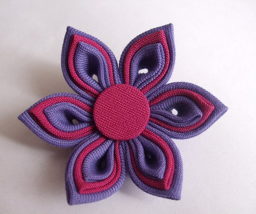 Kanzashi brož — foto 2