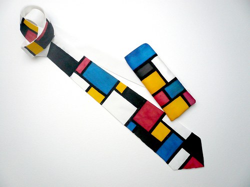 Pánská kravata - Piet Mondrian — foto 2