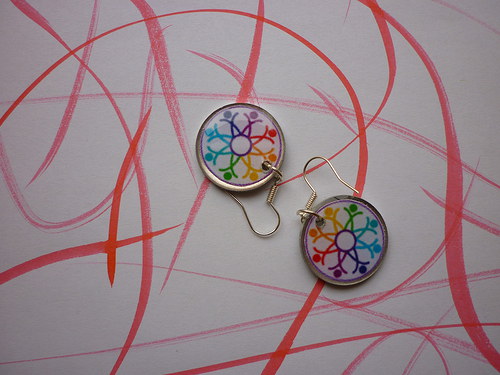 Mandalové náušnice Centra Mandala — foto 2