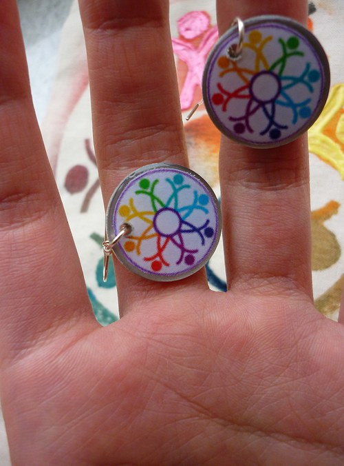 Mandalové náušnice Centra Mandala — foto 3