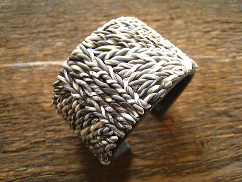 Náramek Cuff "Svetrové mimikri" — foto 2