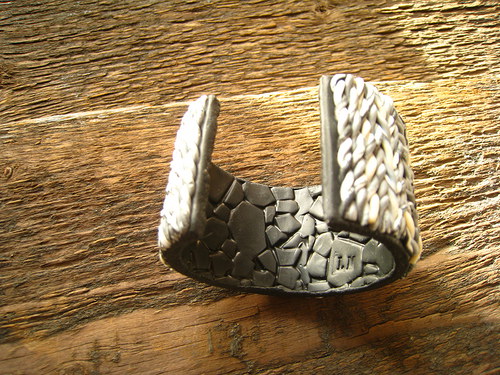 Náramek Cuff "Svetrové mimikri" — foto 6