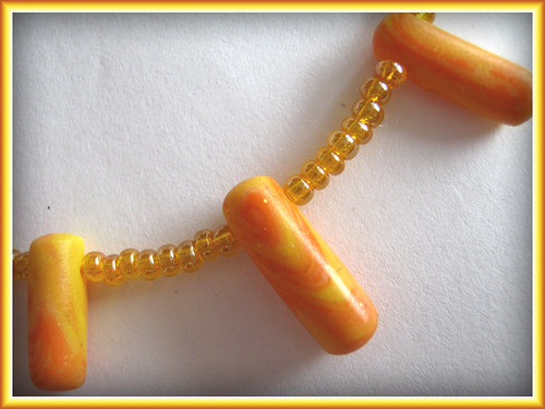 Oranžovožluté fimo — foto 2