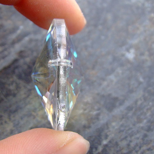 Přívěsek broušené sklo 3,5 cm — foto 2