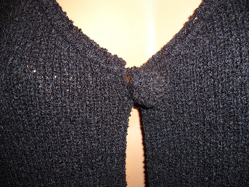 Černý elegantní svetřík — foto 2