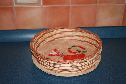 Mini košík s drakem (keramické dno) — foto 2