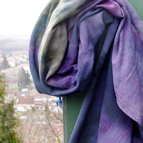 Ručně barvený šátek ZNÁTE TO? — foto 5