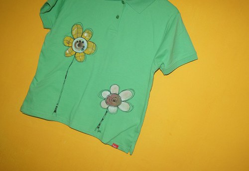 Polo malované XXL kytkaté!Super cena :) — foto 2