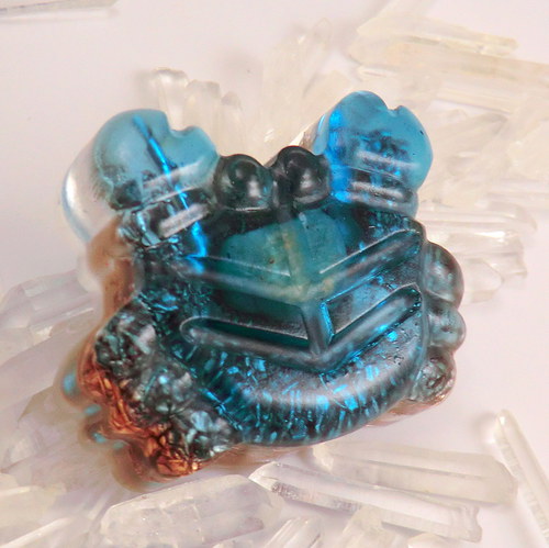 Orgonit - Krab (1) s chryzoprasem — foto 3