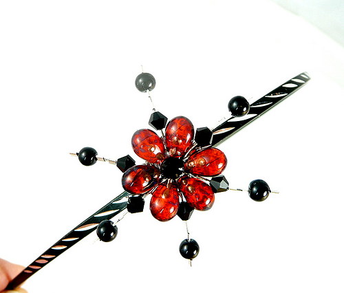 Čelenka : " Red rose " — foto 2
