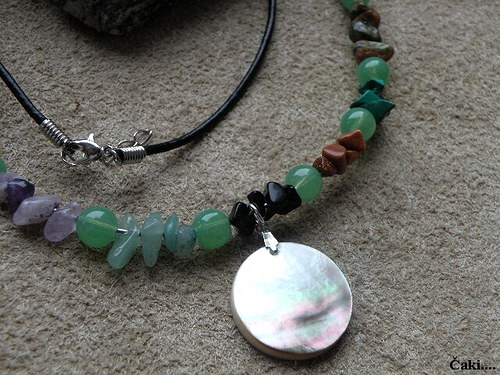 Polodrahokamy + perleť — foto 5