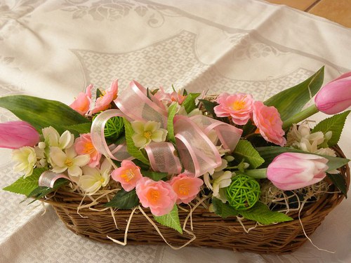 Košík s tulipány — foto 2