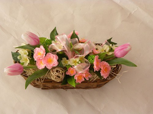 Košík s tulipány — foto 5