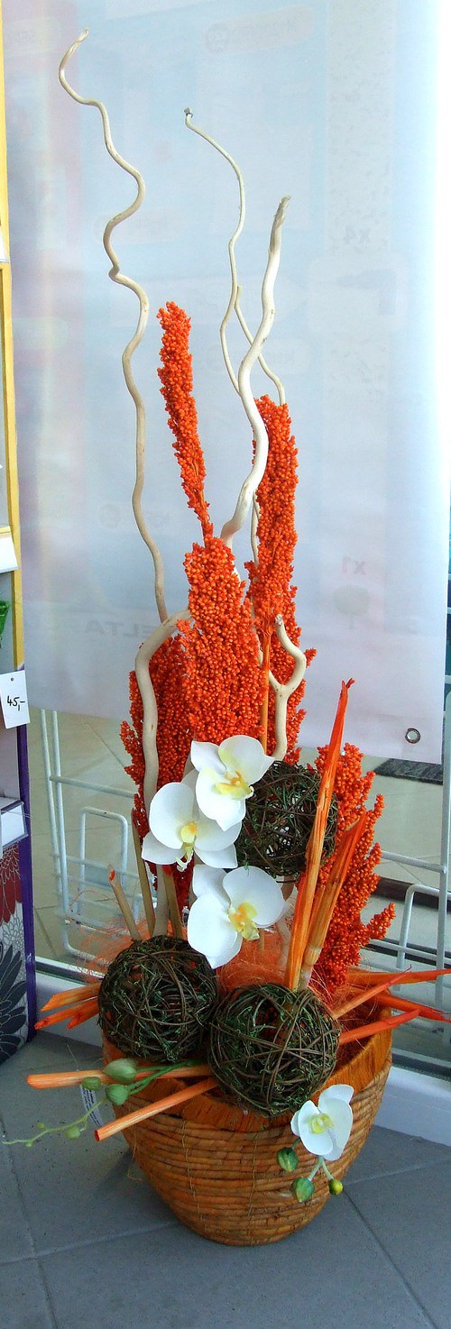 Velká dekorace s orchidejemi — foto 2
