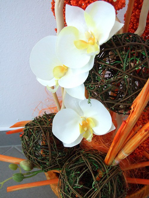 Velká dekorace s orchidejemi — foto 3